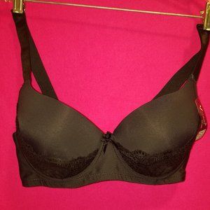 Sexy Vadalala Black Padded 36DD Underwire Adjustable Lace Bras 96001